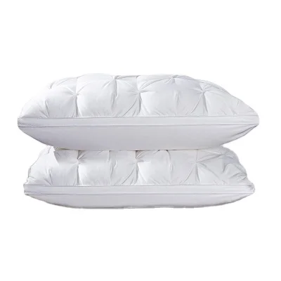 Hotel High Quality Gusset Goose Down Pillow Three Chamble Pillow