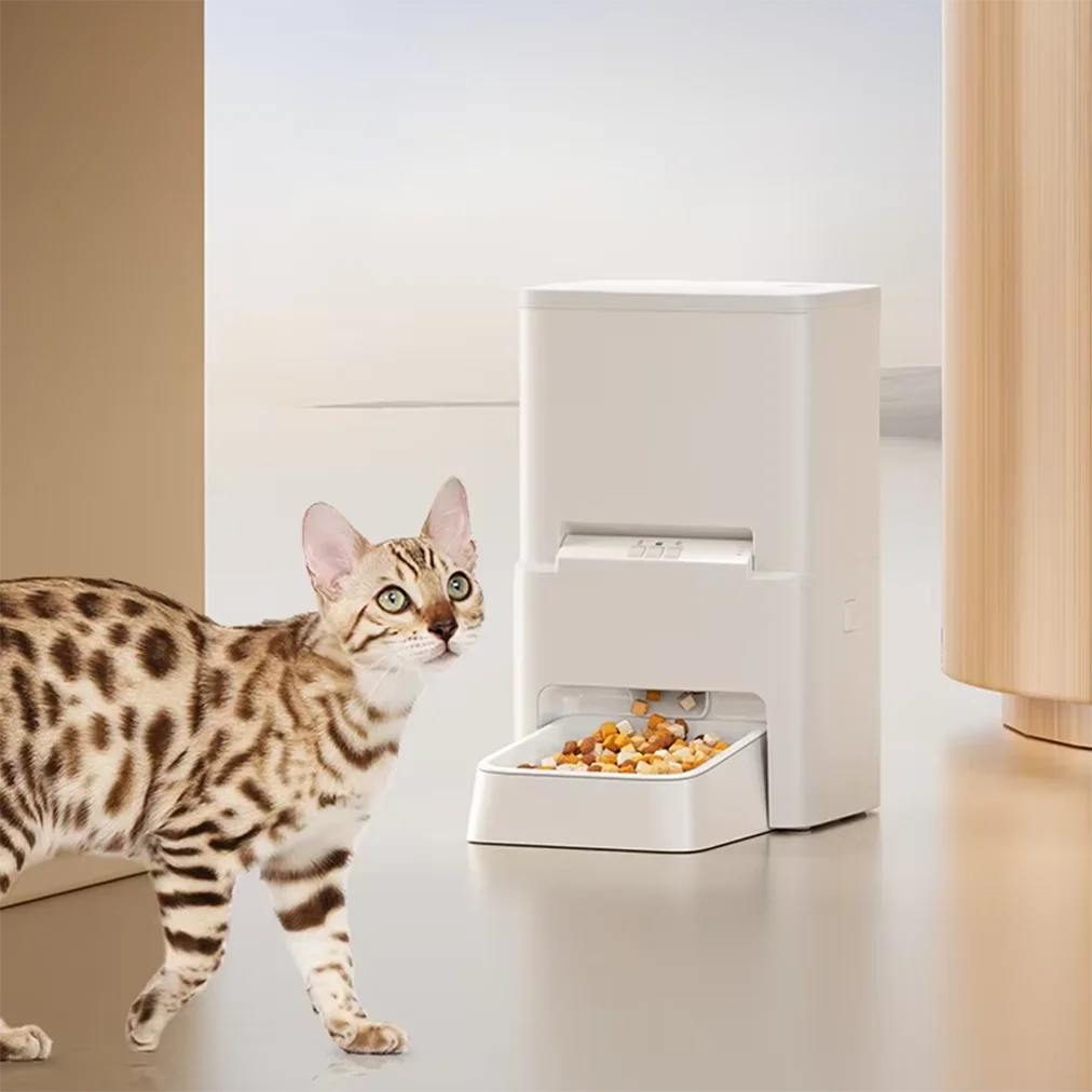 Intelligent 6L Automatic smart pet Feeder Video Control Smart Pet Dispenser voice recording wifi remote control cat feeder