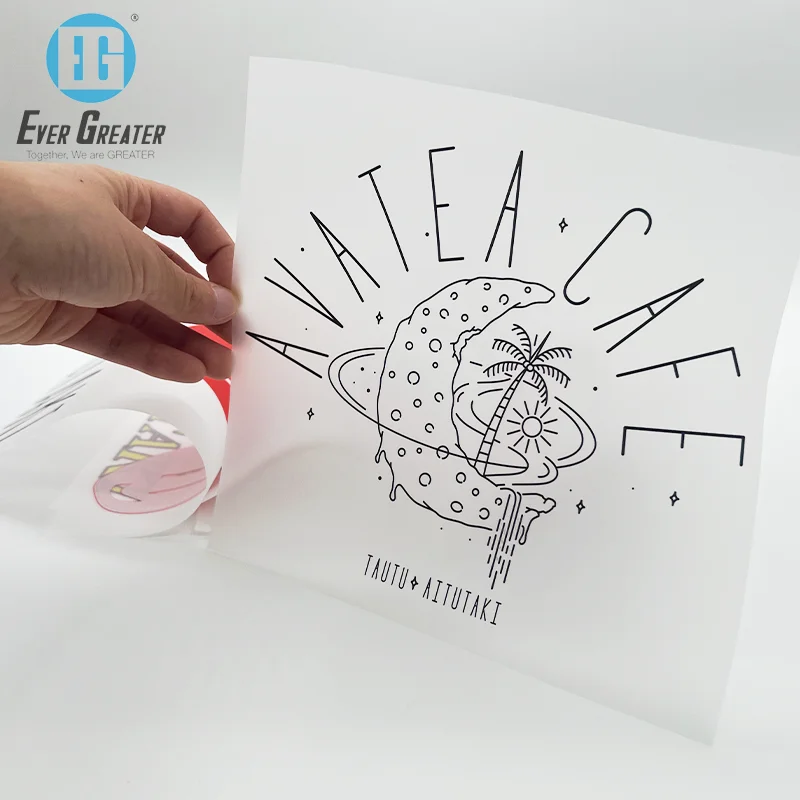 New Products Free Design Demand Customization PET Ceramic Printer Clear Water slide Decal Heat Transfer Sticker