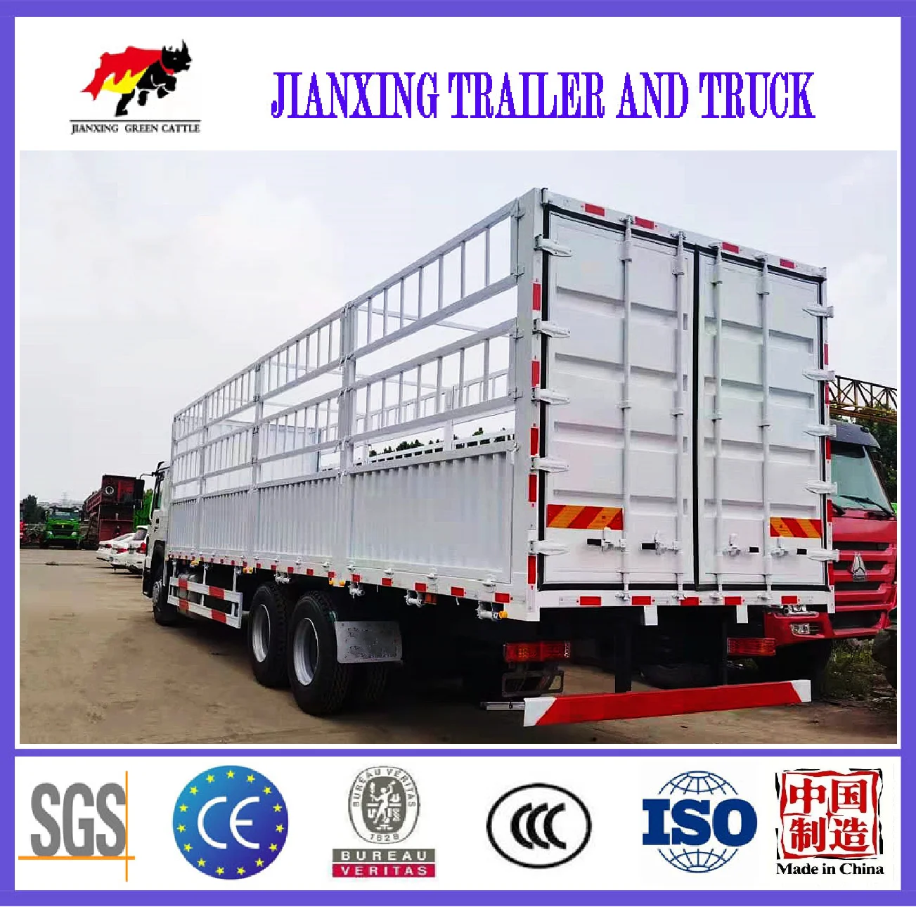 New Howo 371hp Truck Cargo Box 30Tons Truck Lorry For Sale