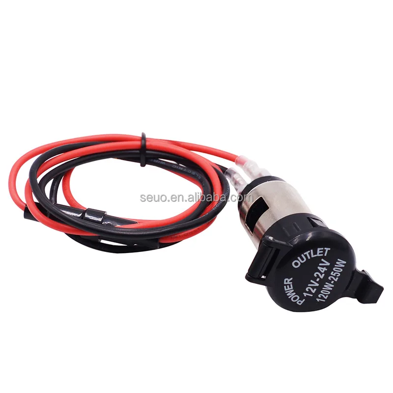 Автомобильный модификационный разъем для прикуривателя гнездо мотоцикла водонепроницаемый прикуриватель USB автомобильное зарядное устройство сиденье 12-24 В