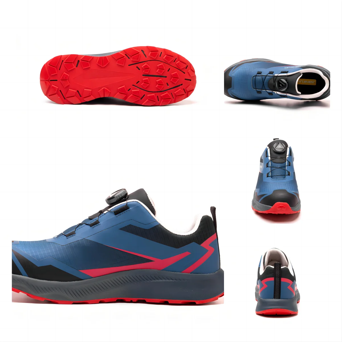 JIANKUN CE Durable Safety Shoes with Steel Toe Slip-Resistant Waterproof Breathable All-Day Comfort light weight sports shoes