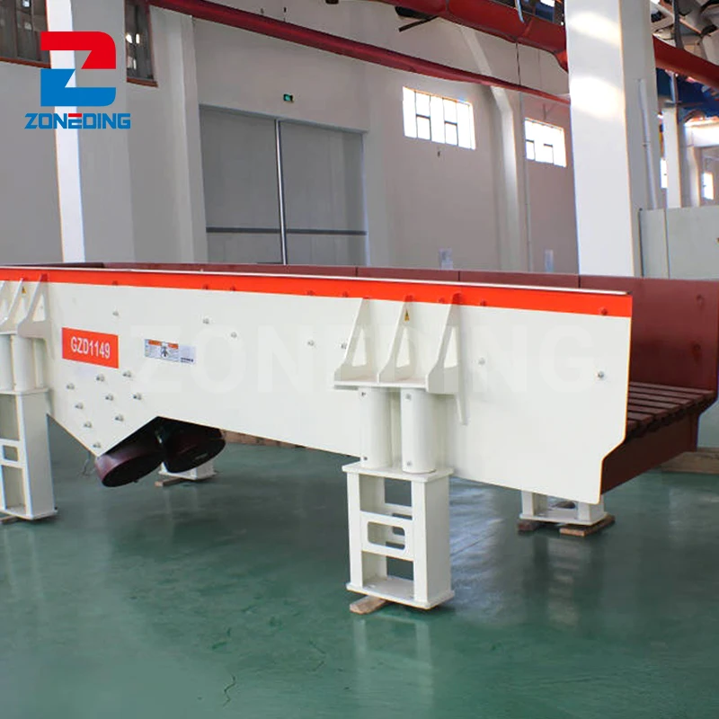 Stone/mine GZQ Series Eccentric Vibrating Feeder Grizzly type