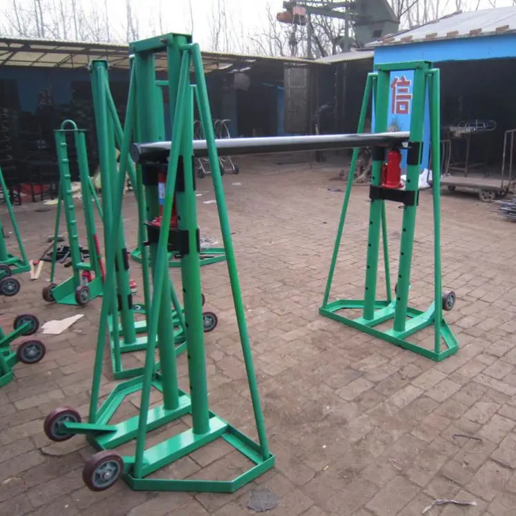 sale hydraulic cable drum jack system comprises of two independent cable stands complete