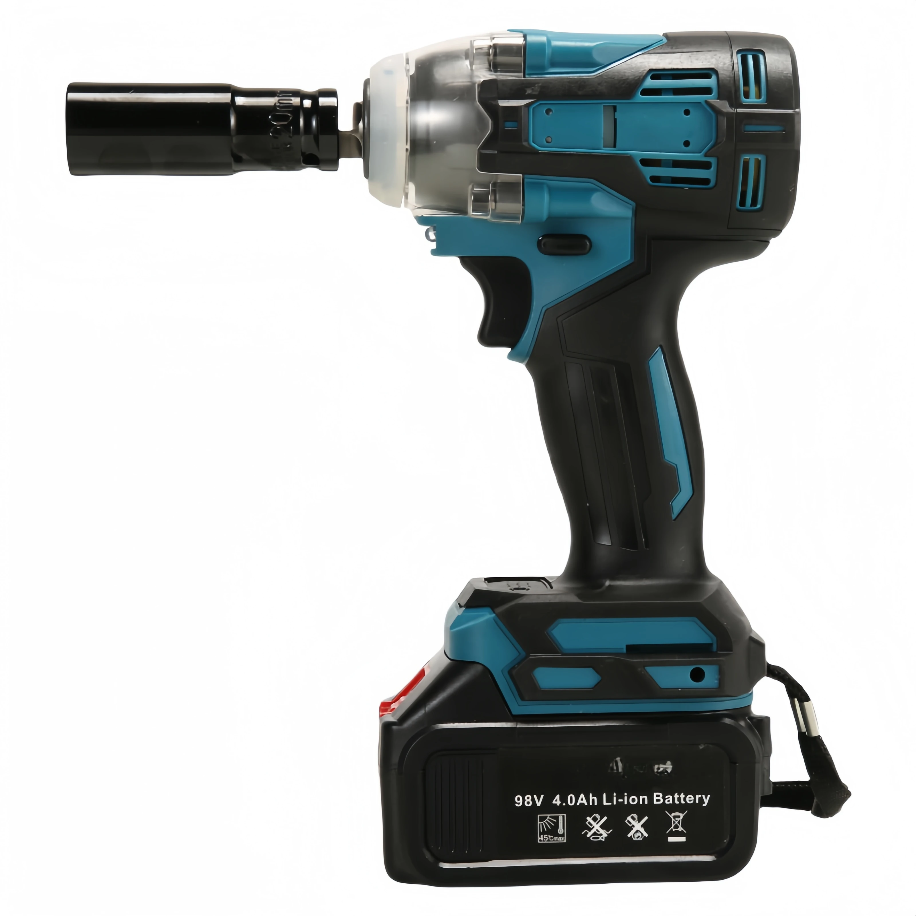 Multi-Function Impact Screwdriver Machine Brushless Charging with 21V Lithium Electric Motor DIY Grade for Air Gun Rack Repair