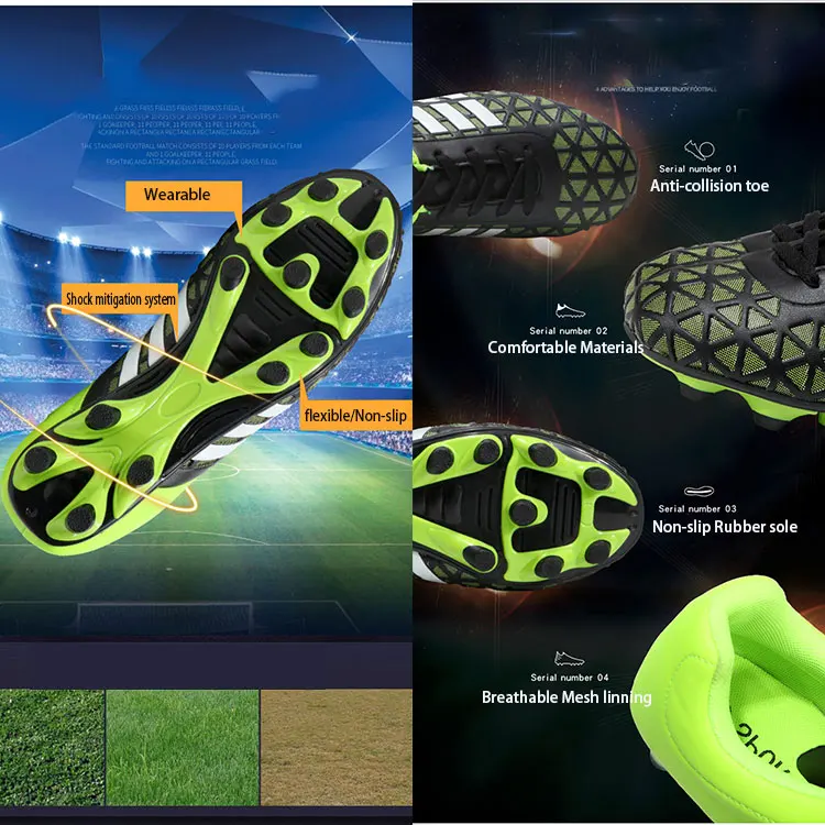 Wholesale Soccer Sale Custom Football  Training Shoes For Men Women Kids