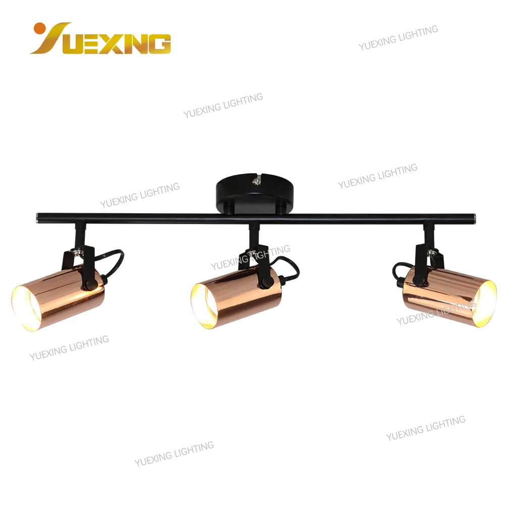 Factory Direct Price Chrome Single GU10 Max 50W Antique Finished Hanging Halogen Spotlights Round Cylinder Wall LED Spot Light L
