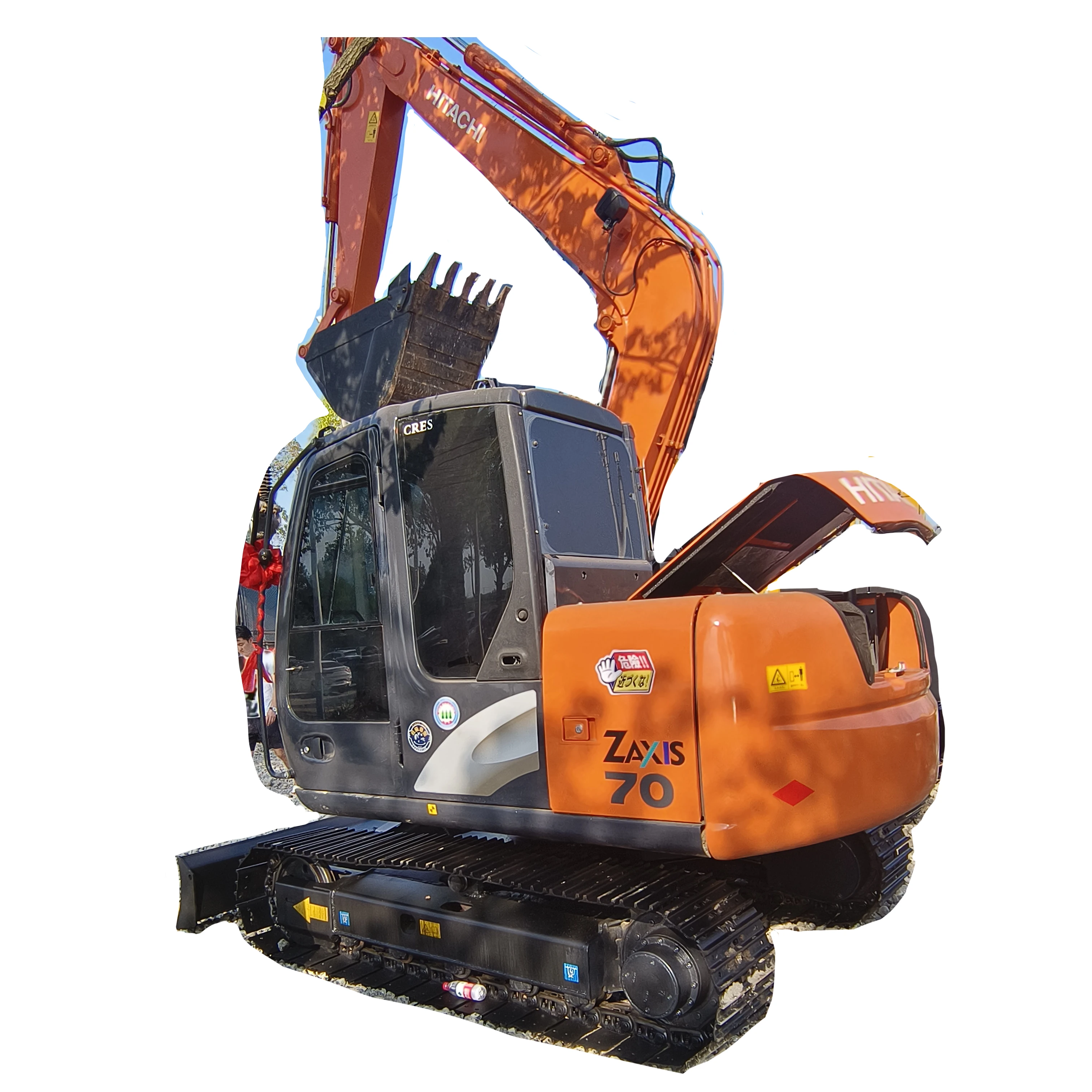 Экскаватор б/у Hitachi ZX70 мини-экскаватор 7ton оригинальная низкая цена Подержанные экскаваторы
