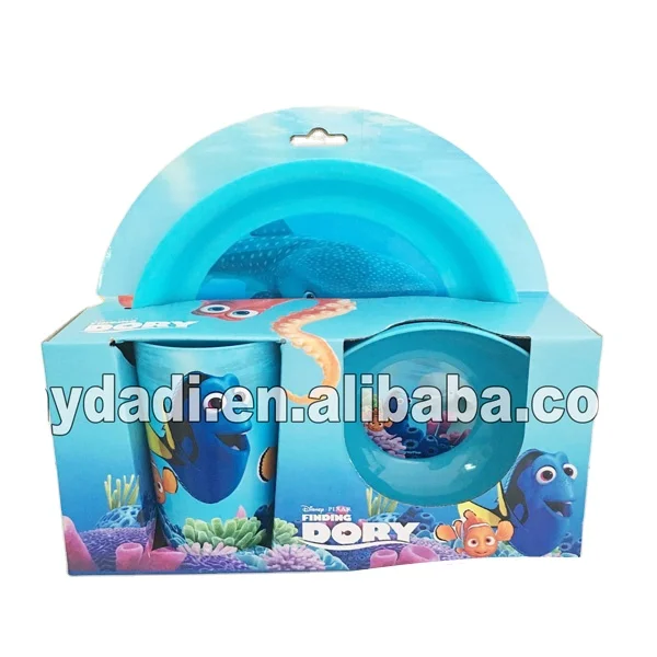 breakfast set with PP material plate bowl cup sets with  lunch sets