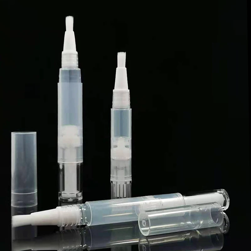 2ml empty aluminium plastic cuticle oil nail custom twist cosmetic pen with brush applicator