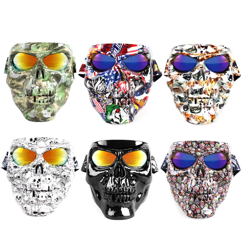 Motorcycle Harley Goggles Outdoor Cycling Supplies Ski Mountaineering Glasses UV Windproof Dustproof Mask