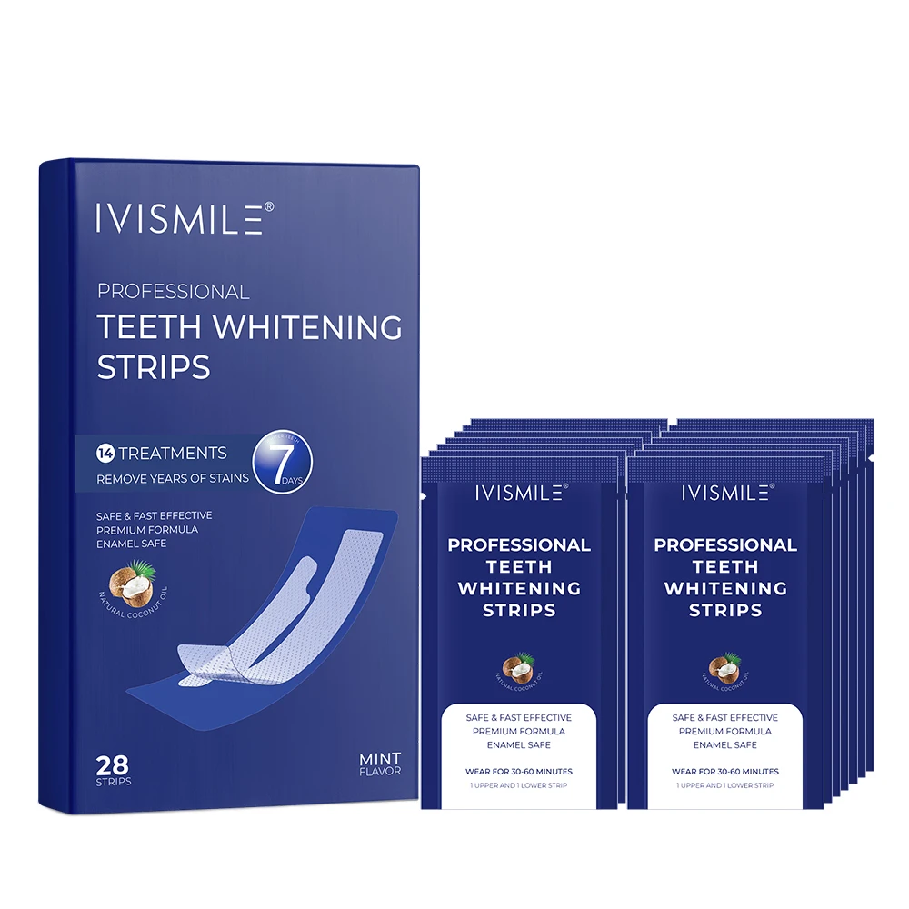 Daily Use Teeth Whitening Strips For Stain Removal Coconut Teeth Whitening Strips Dental Tooth Whitening Strips