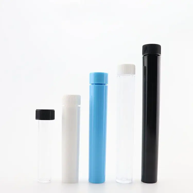 wholesale custom 85mm 105mm 116mm 130mm plastic pre roll tube cigar Tube with child Resistant