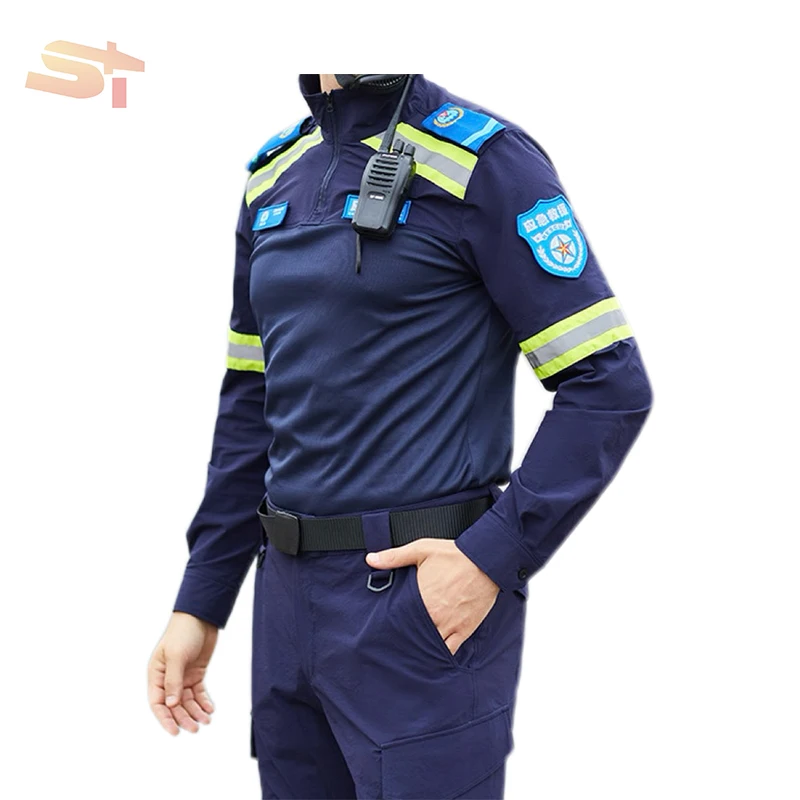 Firing Fighting Double Shirt Indicators Flight Shells Retardant Safety Firefighter Sefety Place Fire Fighting Jacket and Pants