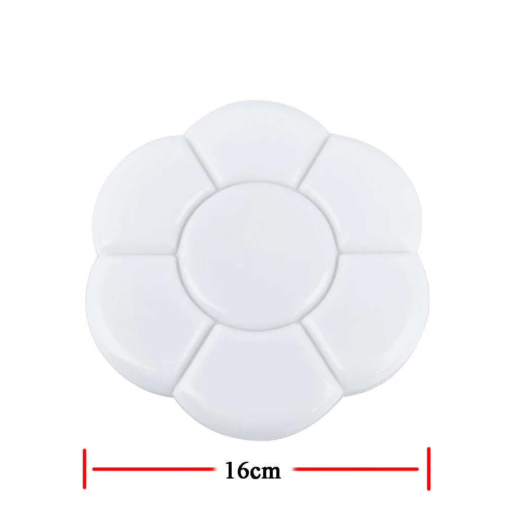 Plum White Paint Tray Palettes Painting Palette With Lid For Kids