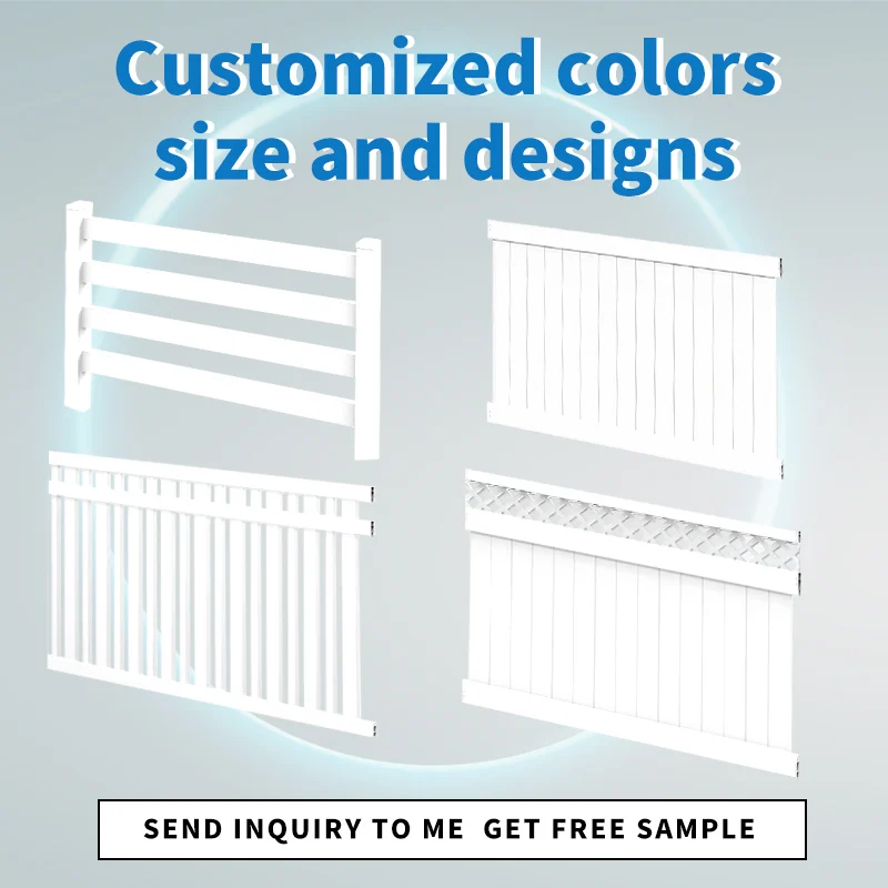 High Productivity Lattice Top Fence PVC Privacy Plastic Fencing  Garden Fence Panel