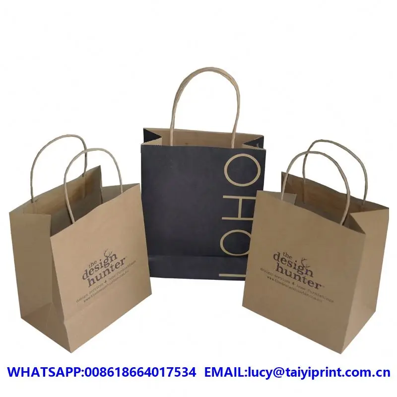 Customized printed wax paper bags