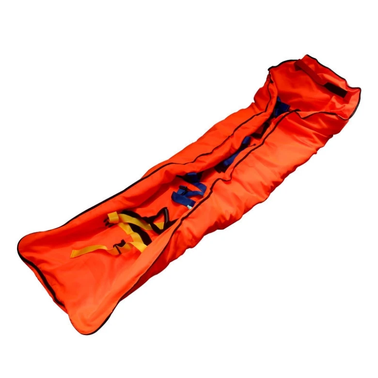Battlefield Front line first aid easy carry portable emergency full body PVC safety soft vacuum mattress stretcher
