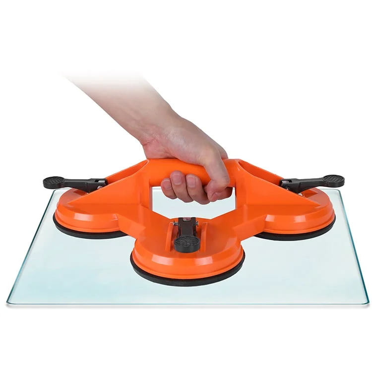 Tool Parts ABS Plastic Three-Jaw Glass Suction Cup Tile Floor Suction Cup for Home Fixture Supplies