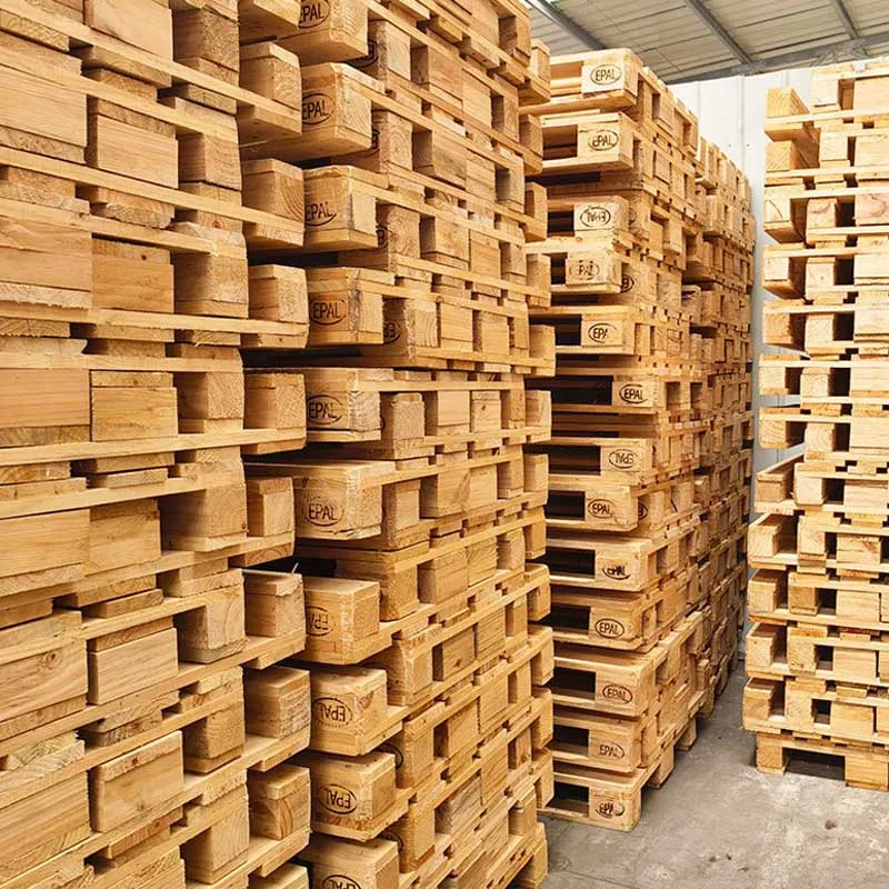 Factory Wholesale Cheap Single Face 4 Way Entry Wood Pallets Cheap European standard EPAL fumigated wooden pallet