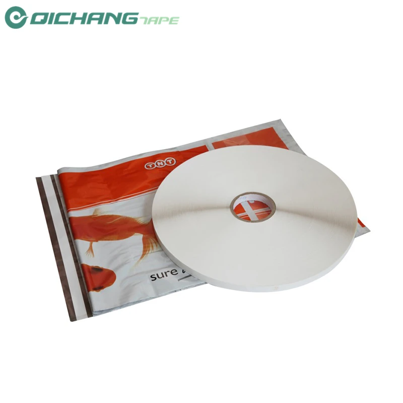 12mm permanent bag sealing tape for courier bags