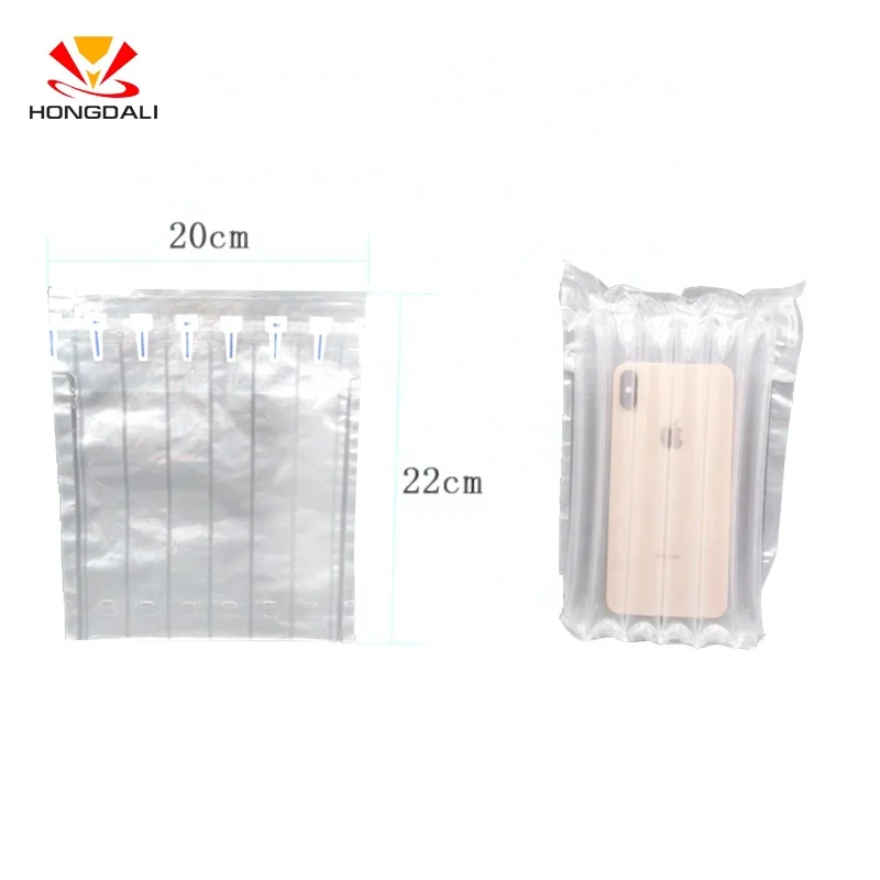 Anti Pressure storage inflatable customized cellphone case packaging bag bubble Mailer warp Air column cushion Bag for phone