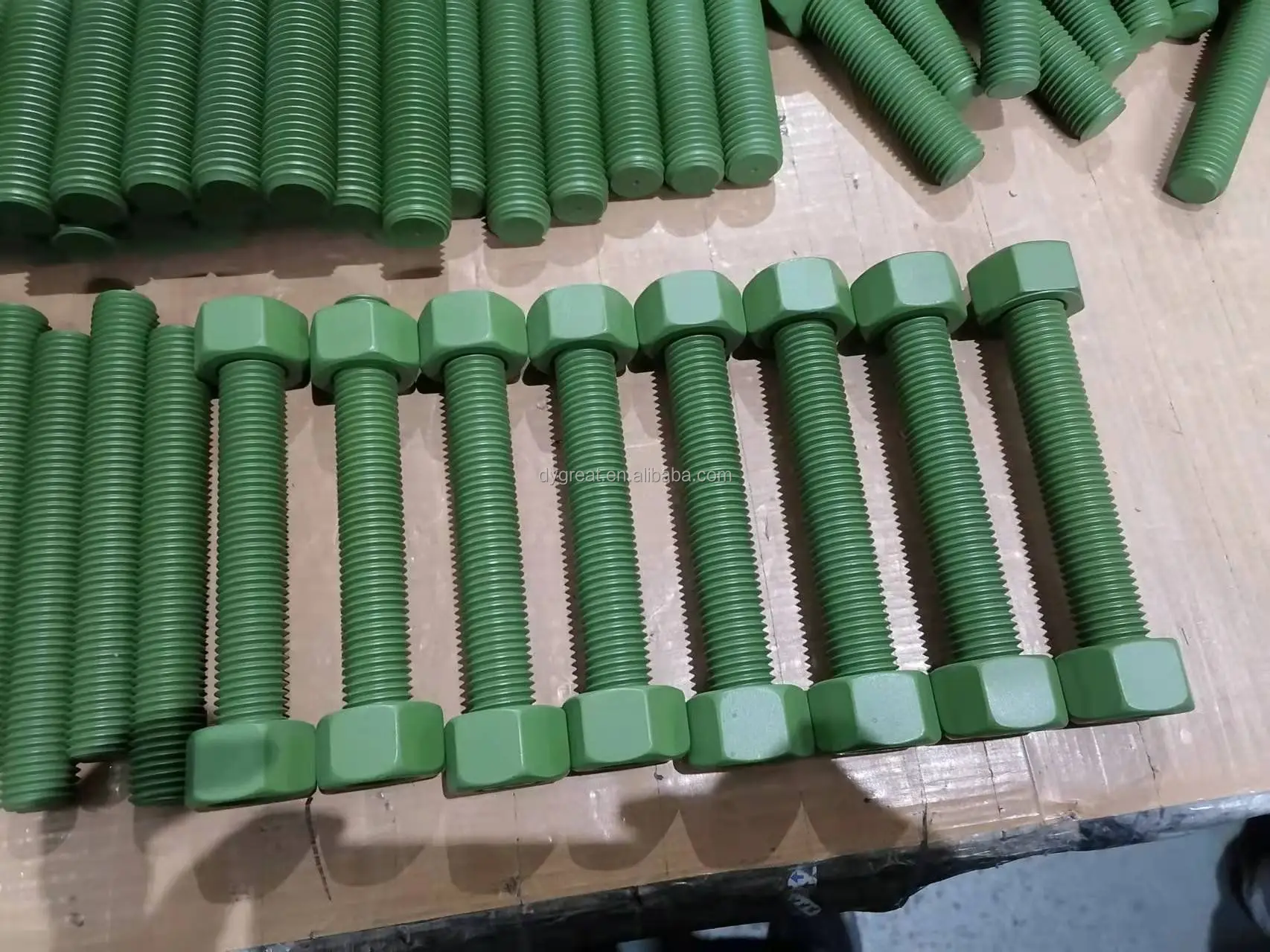 API 20E ASTM A193 B7/ ASTM A194 2H High Strength Stud Bolt With Nuts Screw Fasteners For Oilfield Wellhead Parts
