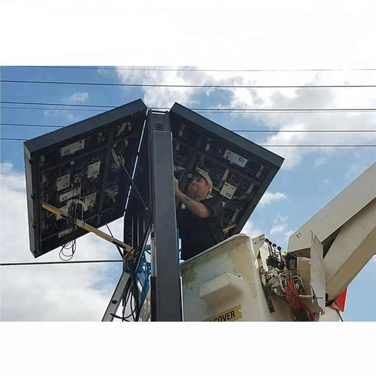 Hongwei customized outdoor front service double sided 2 sides P10 SMD outdoor LED display screen