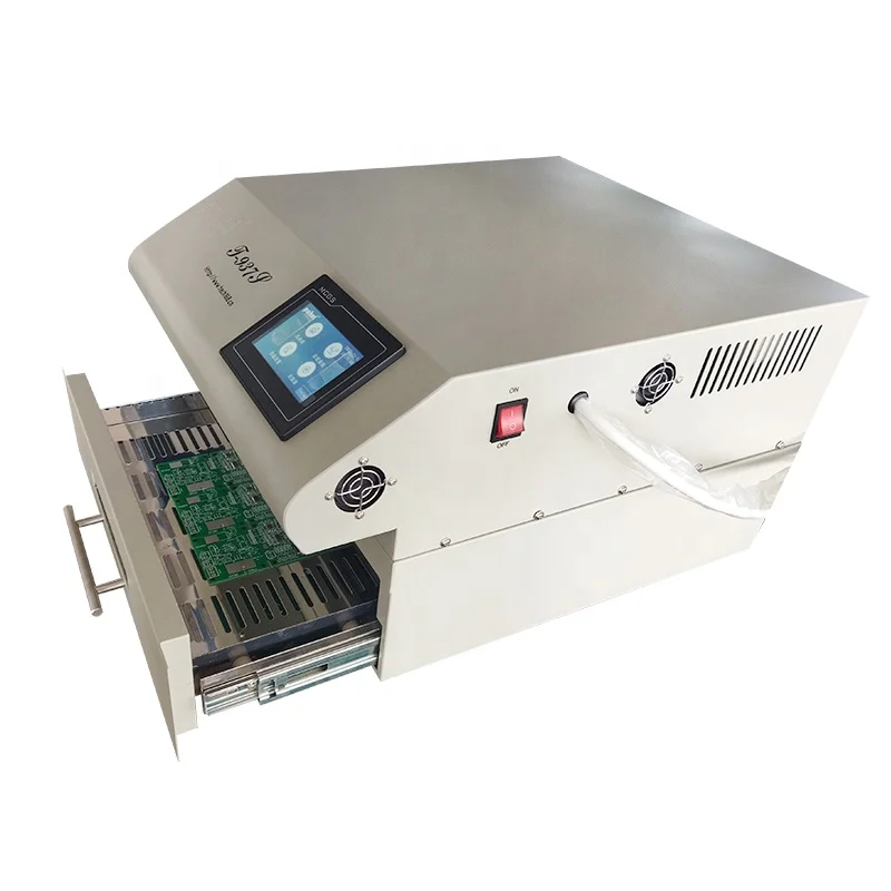 New Touch Screen Lead Free Puhui Reflow Oven T-937S PCBA BGA LED reflower infrared hot air heat