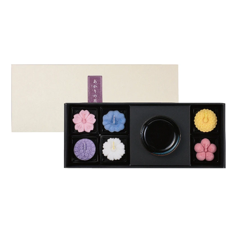 Japanese Wholesale 2024 Custom Logo Home Decor Mini Flower Meditation Small Floating Candles