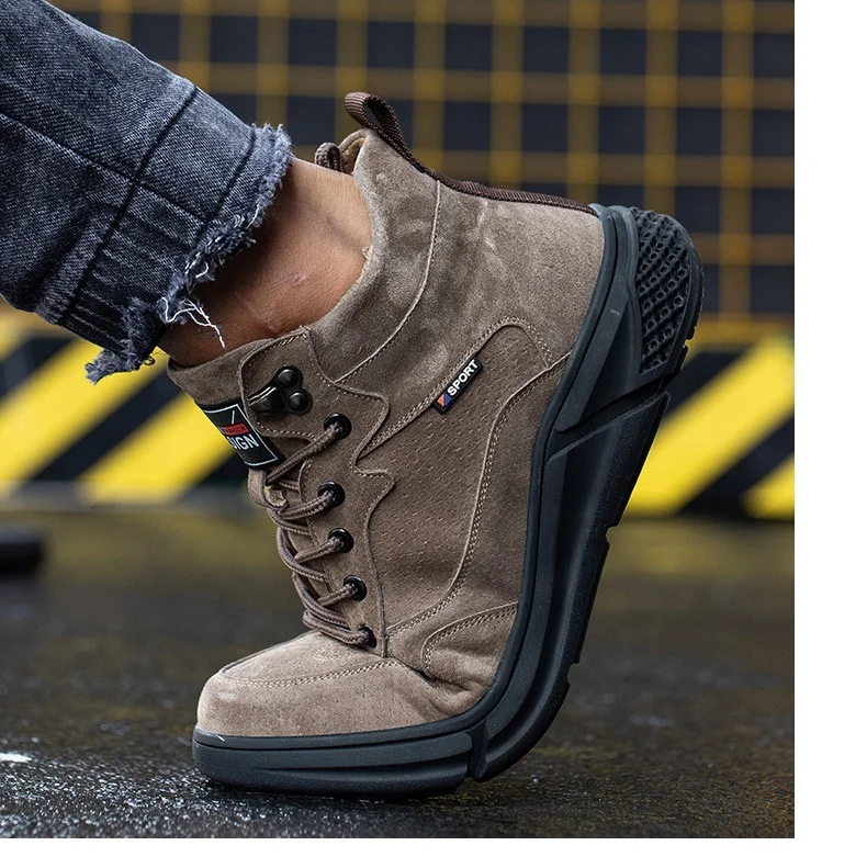 Hot selling Winter Safety Shoes Factory Wholesale Puncture Proof Work Construction Steel Toe Sneakers Warm Safety Shoes boots