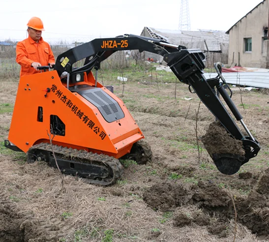 Kubota engine mini crawler excavator with thumb bucket for garden