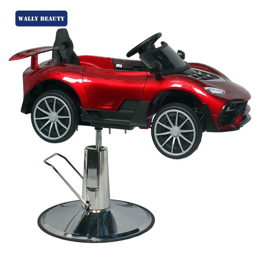 Salon Furniture Red Baby Car Kids Barber Toy Chair  With Music Story