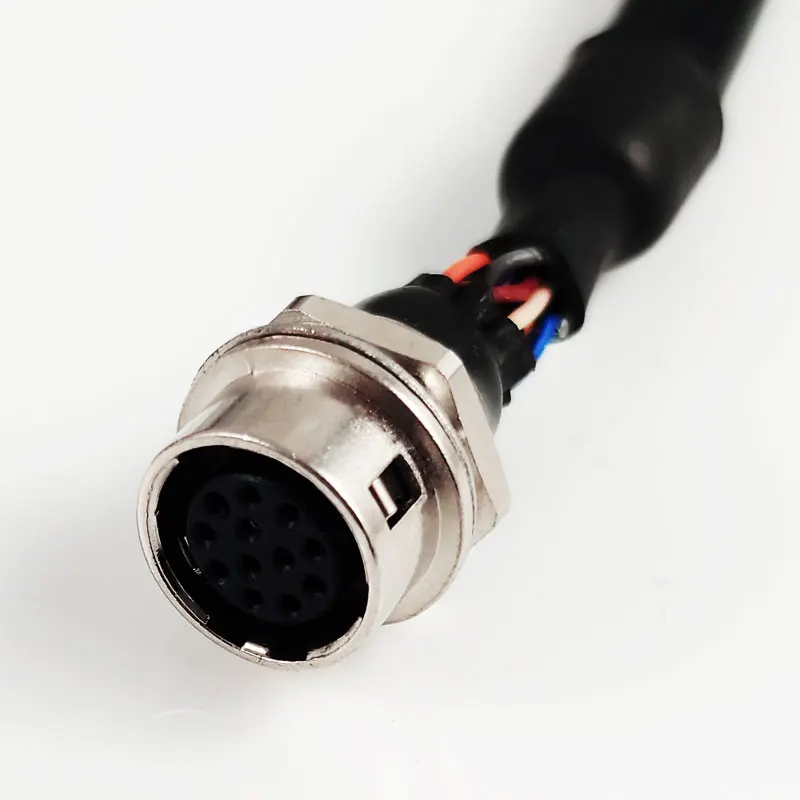 Robotic Extension Hirose Camera Cable 12 Pin Ccd Cmos Camera Flex Cable Hr10a-10p-12p/hr10a-10p-12s