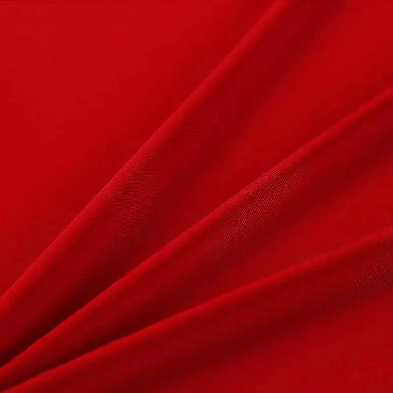 Manufacturer ITY fabric stretch polyester spandex crepe knitted Latin dancewear