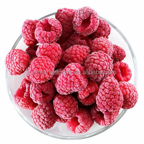 New Crop Brc Certificate IQF Frozen Whole Red Raspberry in Season 10kg