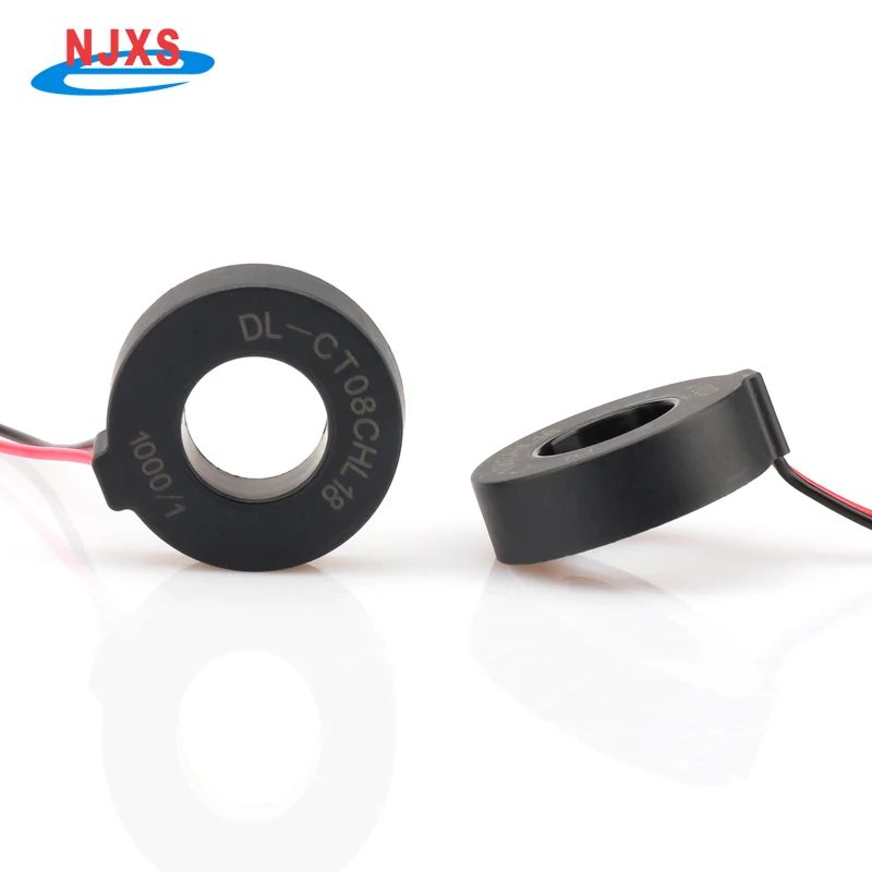 NJXSE DL-CT08CHL18 Micro Precision Current Transformers 1000/1 2000/1 5A 10A 20A 30A 50A 100A Factory Hot Selling Toroidal AC CT