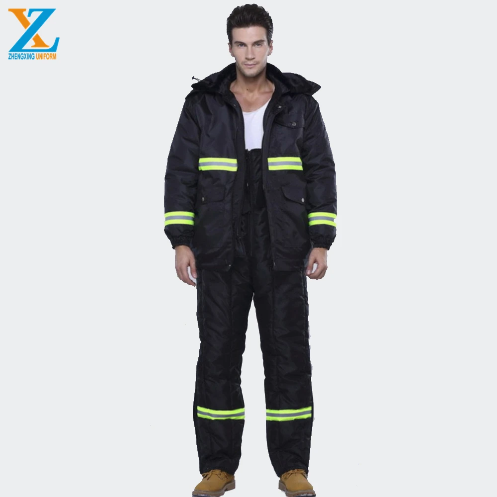 Cold Room Storage Freezer Jacket Winter Safty Work Suit High Visibility Custom Made Workwear for Automobile Uniforms for Men