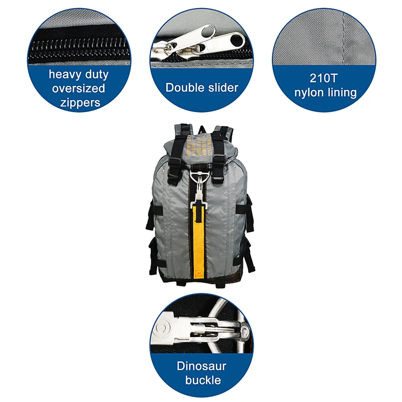 US inventory AIR Force Parachute Buckles Rucksacks Nylon Tactical Backpack Deployment Bag Military Molle Bug Out