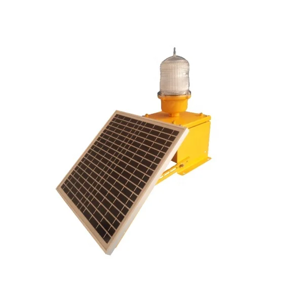 DLT32S LED Solar aviation lamp, solar aircraft warning light for communication tower