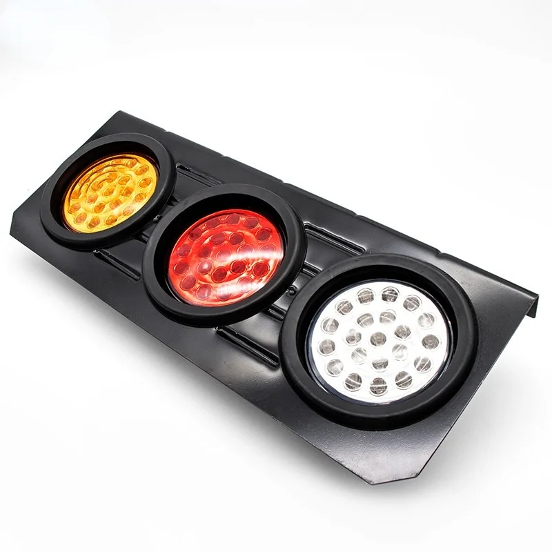 Factory direct sale iron combination trailer rear tail lights 72 LED light truck