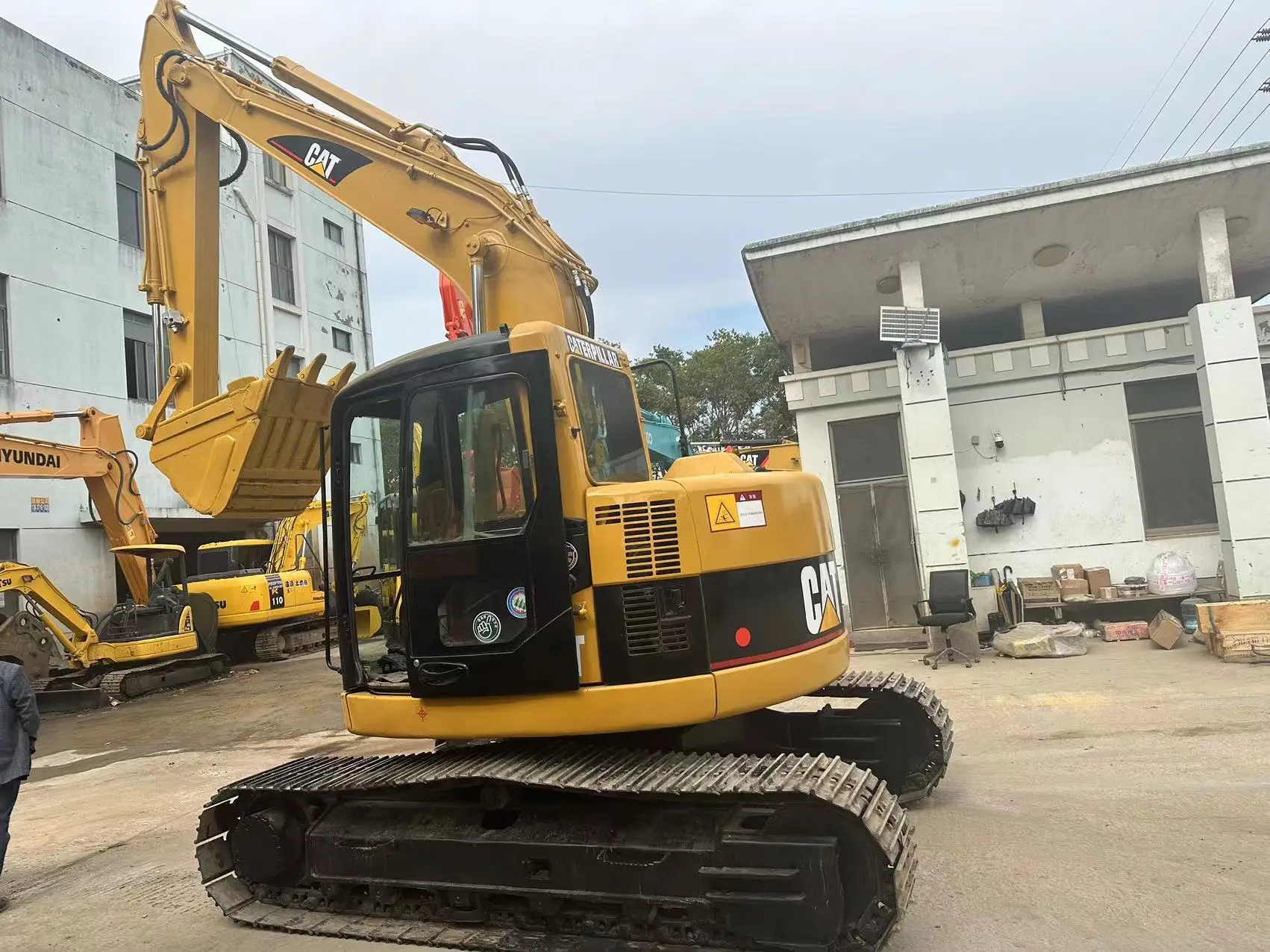 Caterpillar Original Large Construction Equipment Caterpillar CAT313C Used Crawler Excavator Cat313C