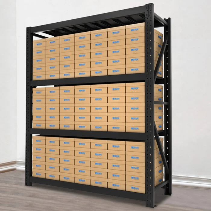 Pallet racking system 4 layers warehouse shelves heavy duty customized steel pallet shelving system boltless adjustable shelf