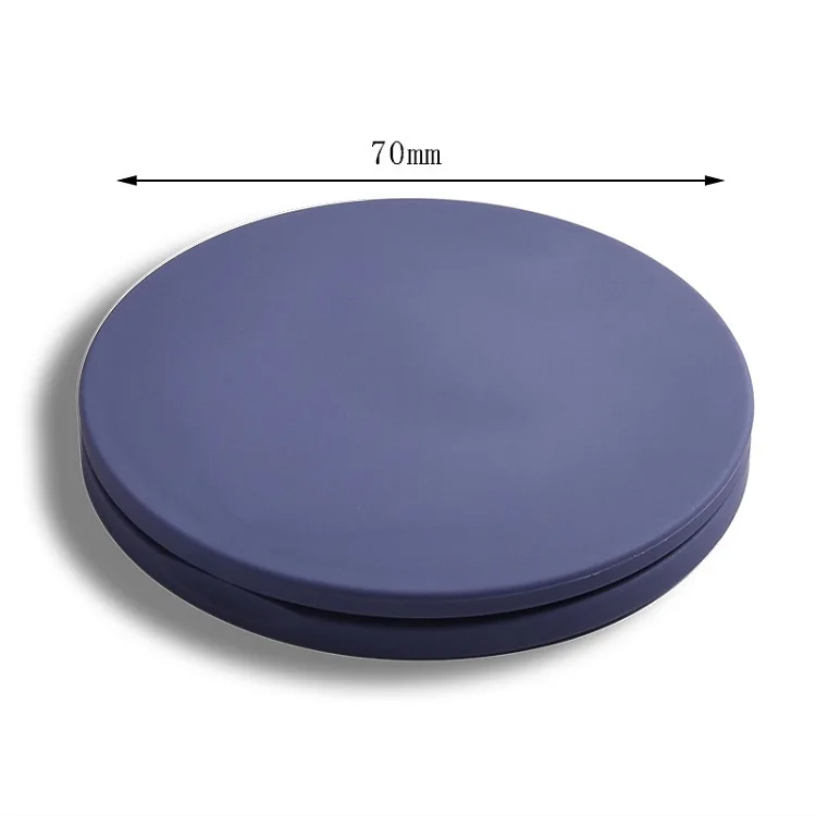 Blank handheld round makeup mirror custom logo pocket portable sublimation compact mirror