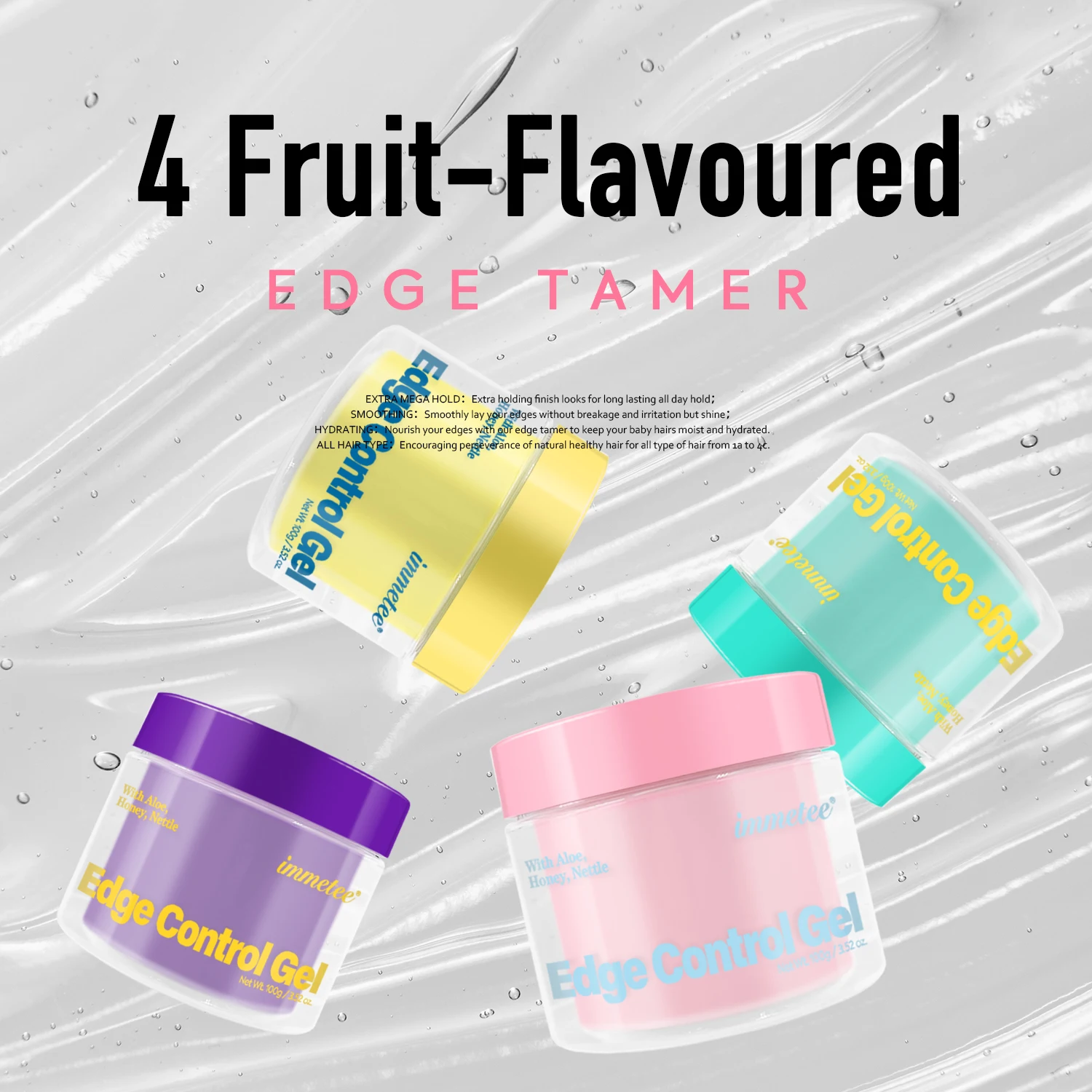  Wholesale Strong Hold Long-lasting Styling Hair  Gel Shine And Smooth  Hair Gel