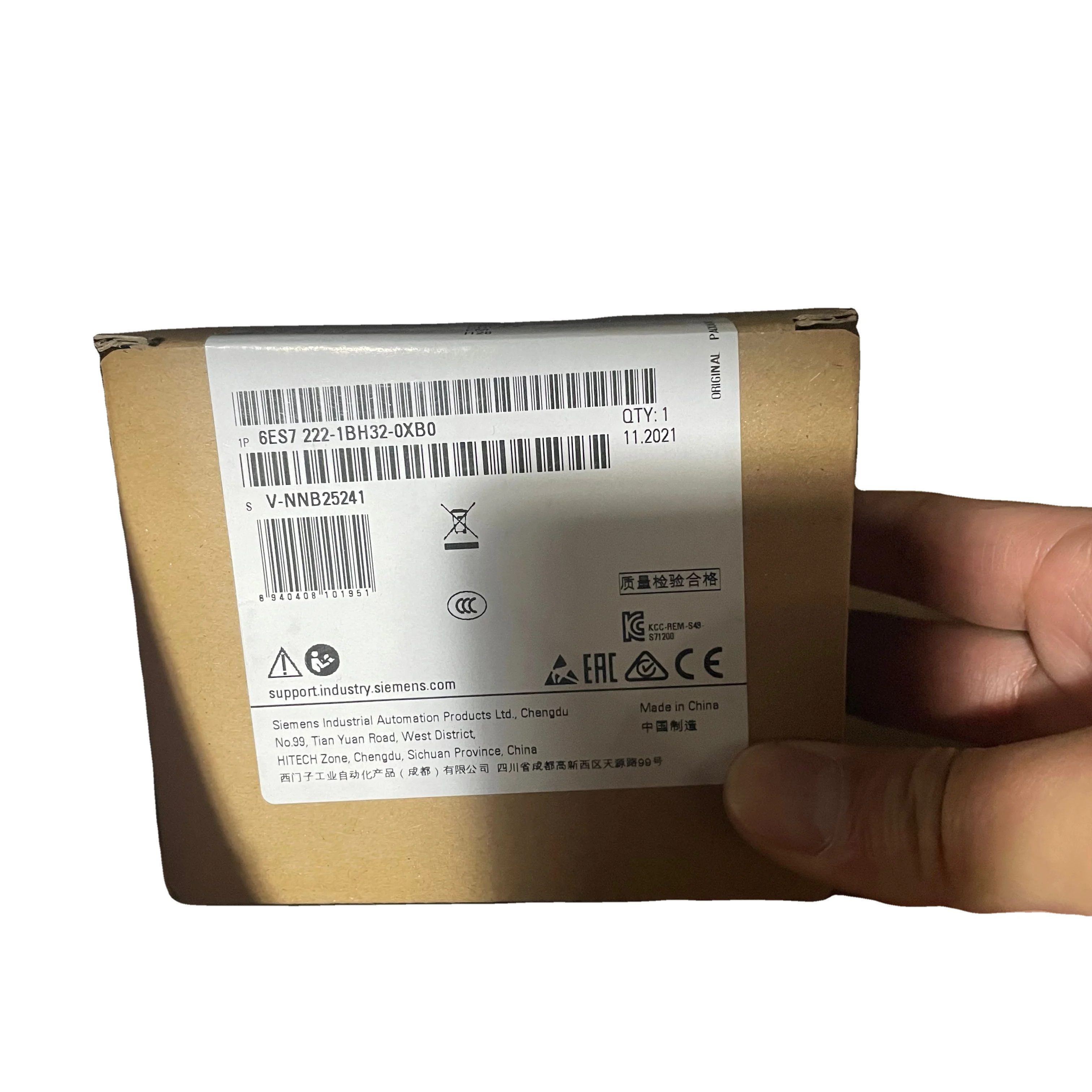 6ES7222-1BH32-0XB0 новый оригинальный ПЛК-модуль 6ES72221BH320XB0