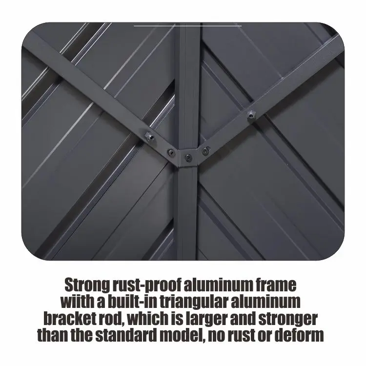 High Quality Outdoor Luxury Garden Gazebo Aluminium Gazebos With Mosquito Nets And Privacy Side Walls