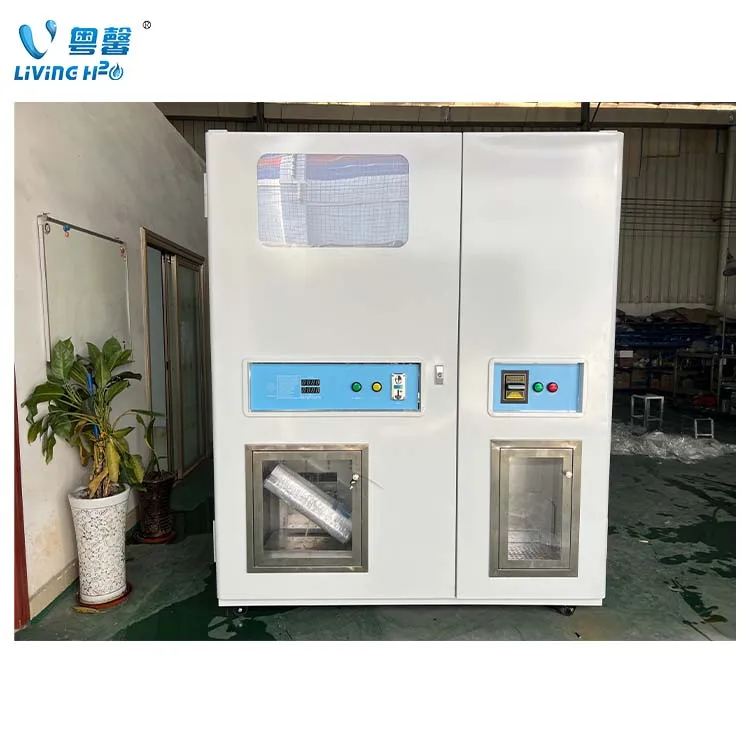 Square ice fresh Cube Ice Vending Machine  Ice and water Vending Dispenser