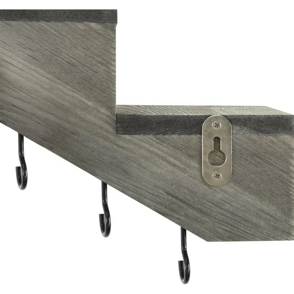  Настенный почтовый сортировщик органайзер деревянный держатель для ключей крючки вешалка настенный хранения с брелками