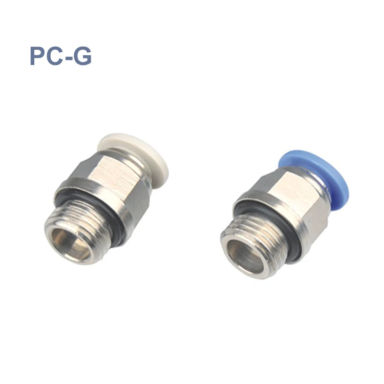  Быстроразъемная латунная резьба G NPT R PC8-01 02 прямая высококачественный пневматический трубчатый фиттинг с одним